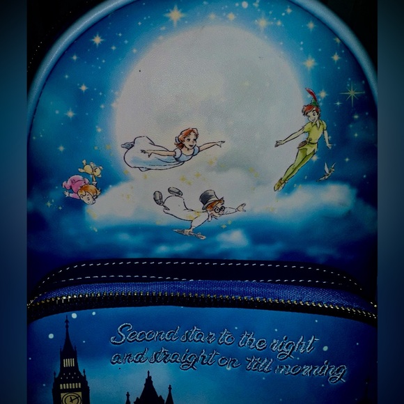Peter Pan Loungefly…Peter,Wendy,John and Michael over London and Big Ben! - Picture 7 of 8